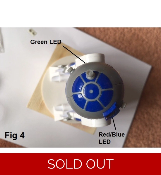 Sound and Light Kit for Bandai 1/12 R2-D2 kit